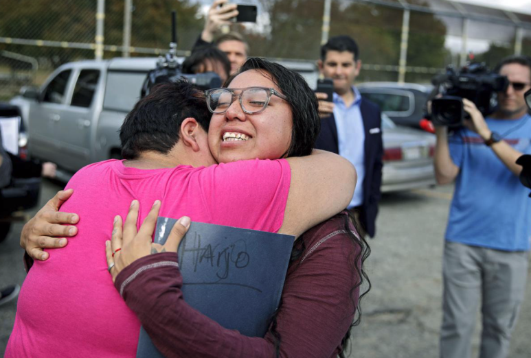 families reunited MIKE SIMONS/Tulsa World